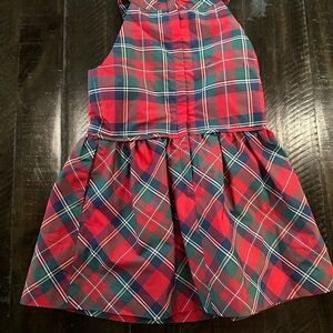 Vineyard vines holiday plaid dress size 2T